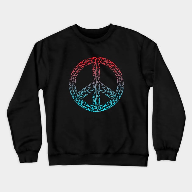 Peace guns Crewneck Sweatshirt by ChetanAdlak